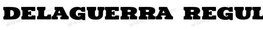 Delaguerra Regular字体转换